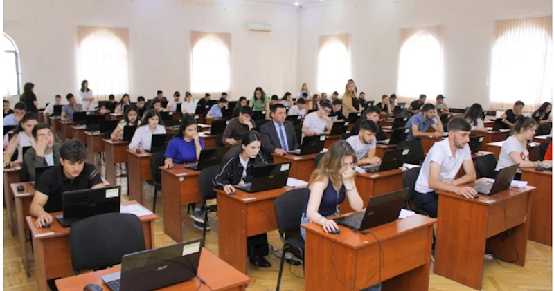 Aqrar Universitetdə yaz semestrinin imtahan sessiyası başlayıb FOTOLAR