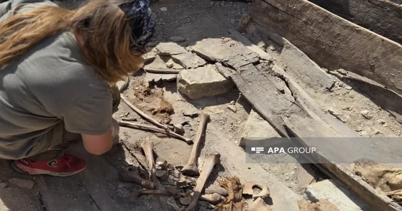 Naxçıvanda 10 nəfərə yaxın insanın qalıqları aşkarlandı FOTOLAR