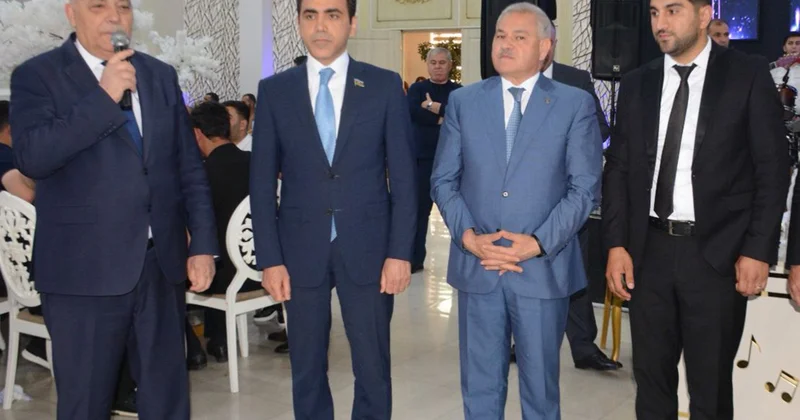 Millət vəkili qazinin toyunda Fotolar