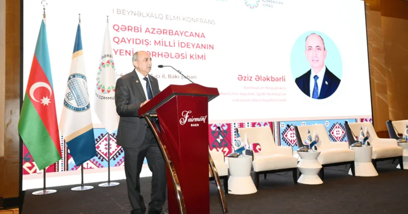 Əziz Ələkbərli: Qayıdış Konsepsiyası beynəlxalq hüququn norma və prinsiplərinə əsaslanır