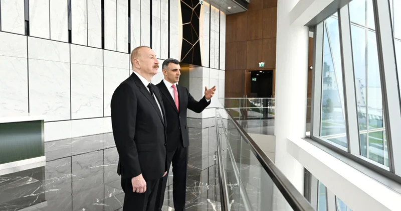 Prezident Mərkəzi Bankın yeni binasının açılışında Fotolar