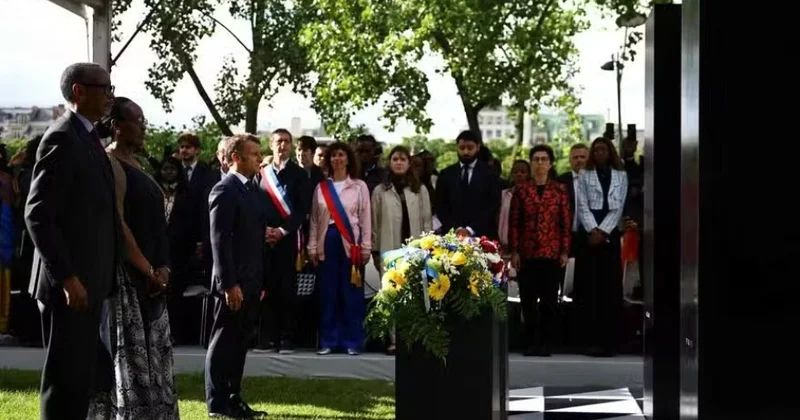 Parisdə tutsilərə qarşı törədilmiş soyqırımı qurbanlarının xatirəsinə həsr olunmuş memorialın açılışı olub