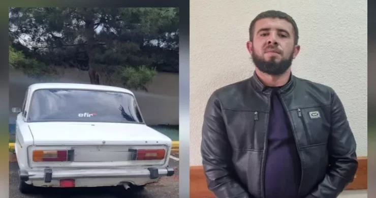 Qəbələdə narkotik çəkən sürücü həbs olundu