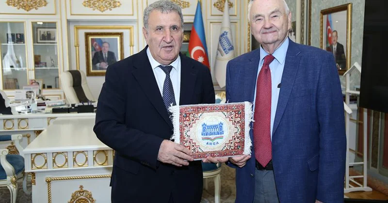 Akademik İsa Həbibbəyli “Springer” nəşriyyatının nümayəndəsi ilə görüşüb