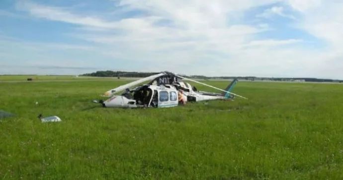 Britaniyada Hərbi Dəniz Qüvvələrinə məxsus helikopter QƏZAYA UĞRADI