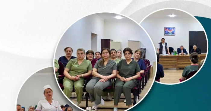 İnsan Hüquqları Aylığı çərçivəsində regionlarda tibbi tullantıların düzgün idarə olunması sahəsində maarifləndirici görüşlər keçirilib