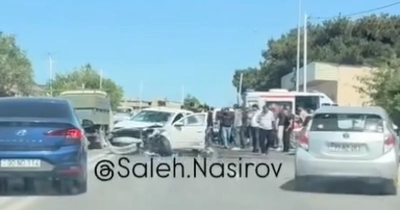 Buzovna Maştağa yolunda ağır qəza VİDEO
