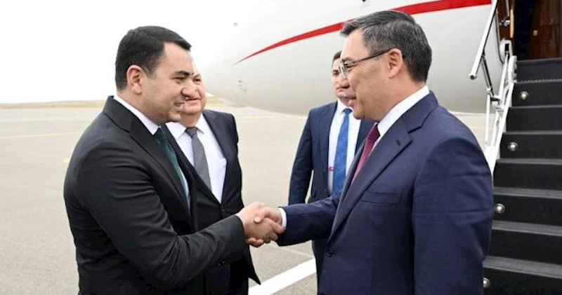 Sadır Japarov Azərbaycana səfərə gəlib