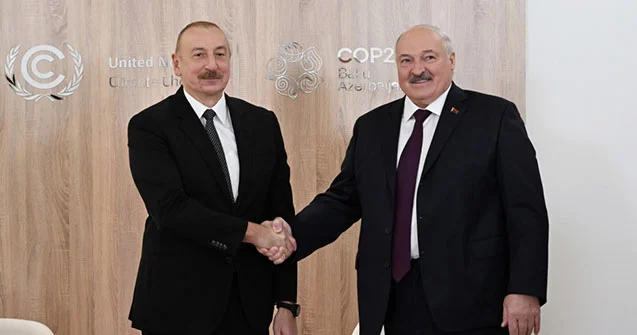 Prezident Lukaşenkonu təbrik etdi