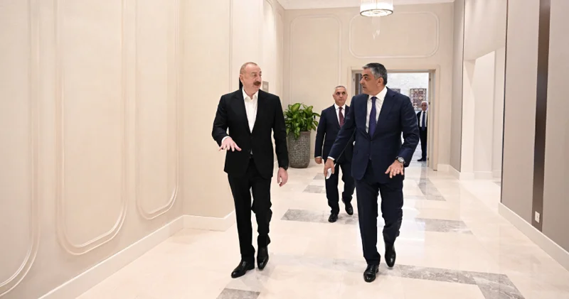 Prezident Xankəndində açılışlar etdi (YENİLƏNİB)