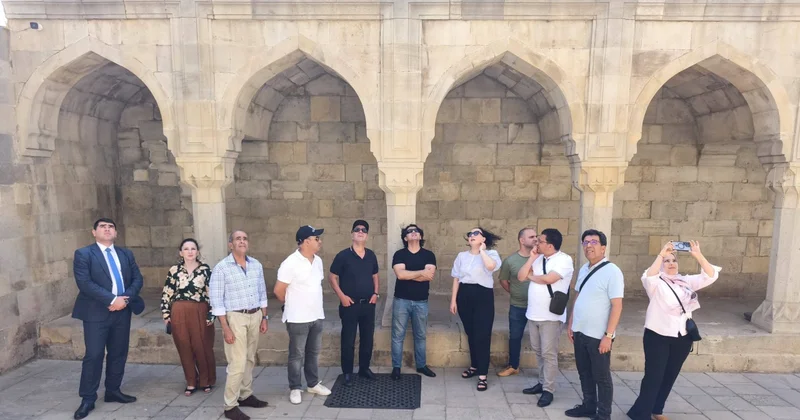 Mərakeşli jurnalistlər ölkəmizdə səfərdədir FOTOLAR