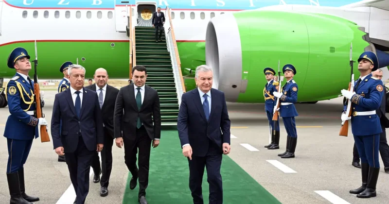 Мирзиёев прибыл в Физули ФОТО