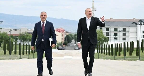 Xankəndidəki Zəfər parkından yeni görüntülər Video