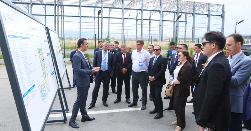 İƏT ölkələrini təmsil edən iş adamları Ağdam Sənaye Parkına səfər ediblər