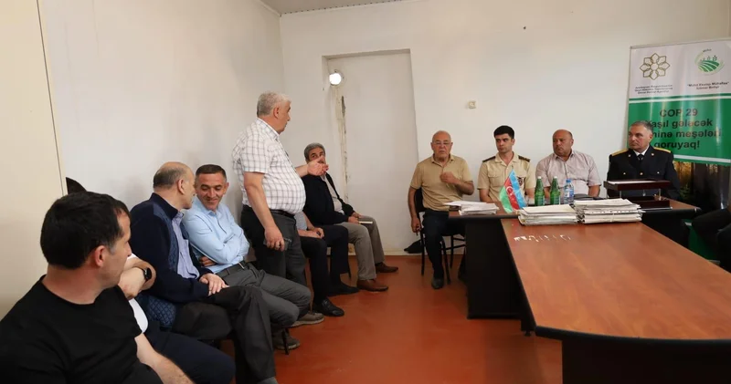 Quba kəndlərində meşələrin qorunması ilə bağlı tədbir keçirilib