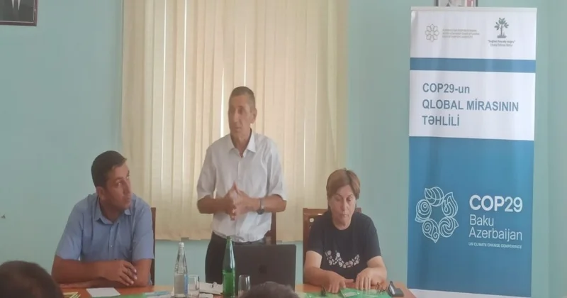 Quşçu kəndində “COP 29 un Qlobal Mirasının Təhlili” layihəsi çərçivəsində tədbir keçirilib FOTOLAR