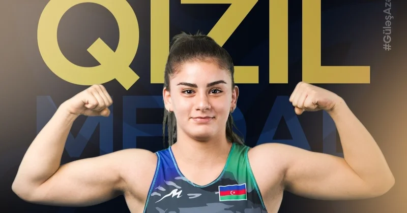 Azərbaycanlı qadın güləşçi qızıl medal qazandı