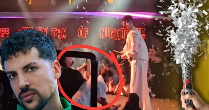 Kerimcan Durmazla tamaşaçılar arasında gərgin anlar Video