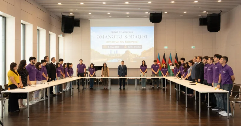 Berlində şəhid övladları üçün “Əmanətə sədaqət” Almaniya yay düşərgəsinin açılışı olub