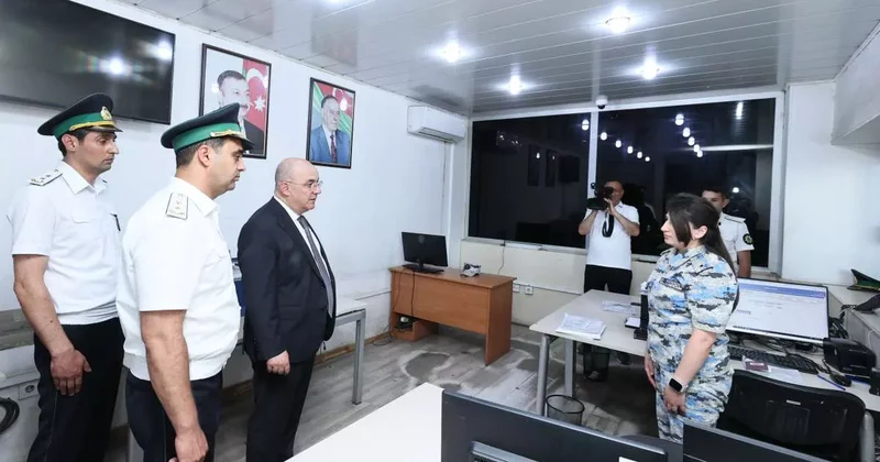 Багиров поручил повысить эффективность работы на границе с Грузией ФОТО