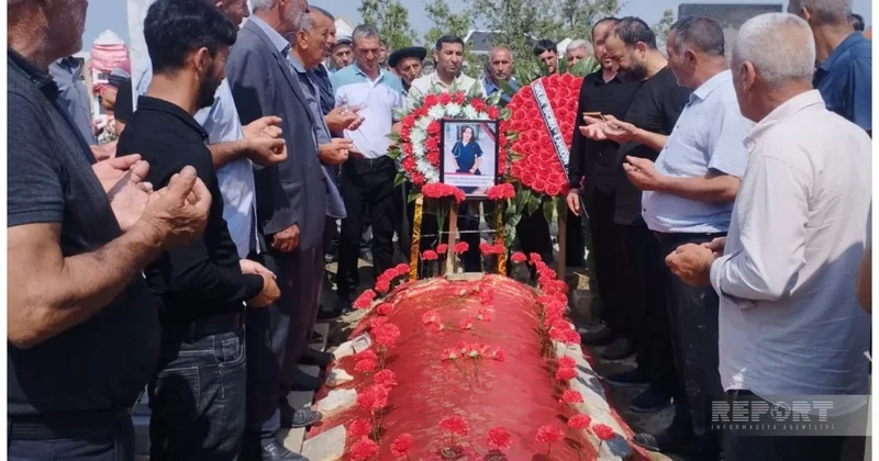 В Кюрдамире похоронена азербайджанская студентка, погибшая в результате ракетного удара в Харькове