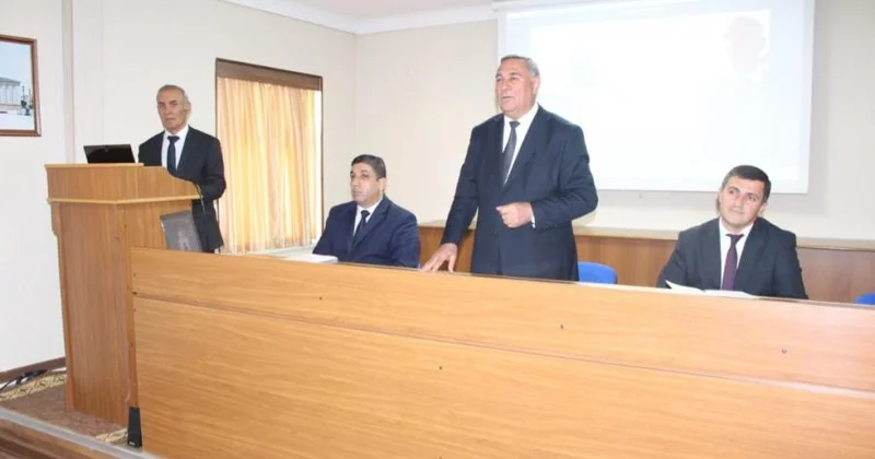 AMEA nın Naxçıvan Bölməsinin hesabat iclası olub