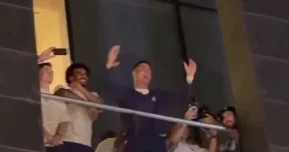 Ronaldo qələbəni eyvanda qeyd etdi Video