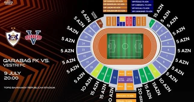 “Qarabağ”ın oyununa bilet satışı müvəqqəti dayandırıldı