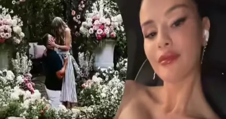 Selena Gomez toylara gedir VİDEO