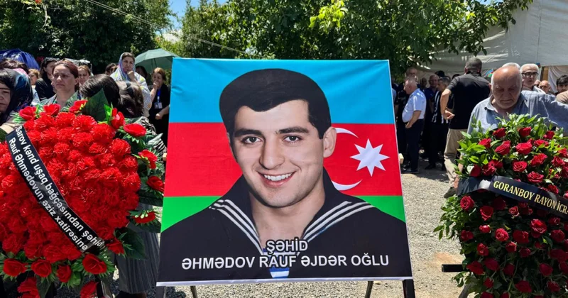 Birinci Qarabağ müharibəsi şəhidi Rauf Əhmədov Goranboyda dəfn olunub