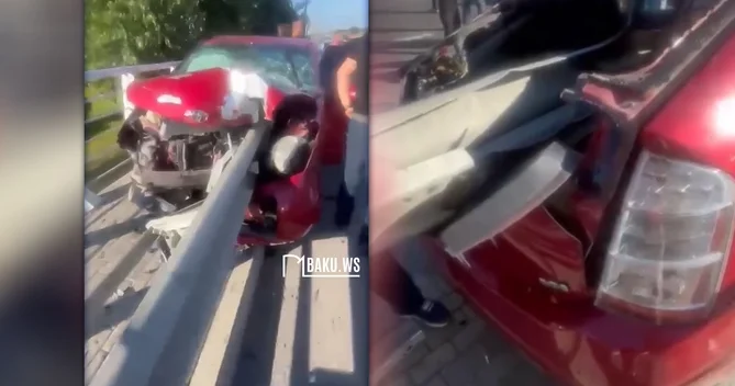 Bakıda ağır qəza 1 nəfər ÖLDÜ