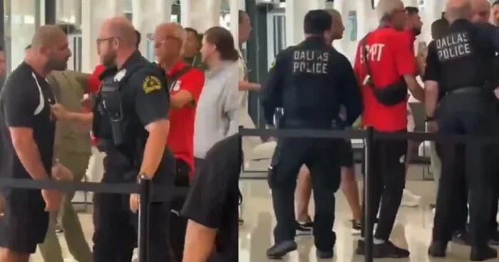 Misir yığması ilə ABŞ polisləri arasında gərginlik Video