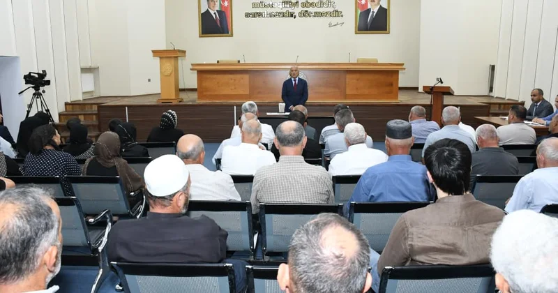 Masallıda şəhid ailələrinə qayğı yüksək səviyyədədir FOTO