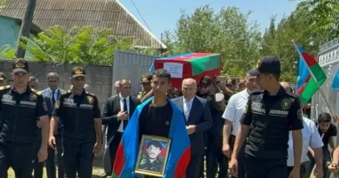 İtkin şəhid Dəyanət Musayevin qalıqları Ucarda dəfn edildi