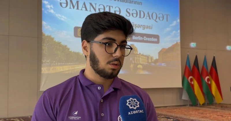 Şəhid övladı: Ali təhsilimi Avropada davam etdirməyi düşündüyüm üçün Almaniyadakı yay düşərgəsi mənim üçün önəmlidir