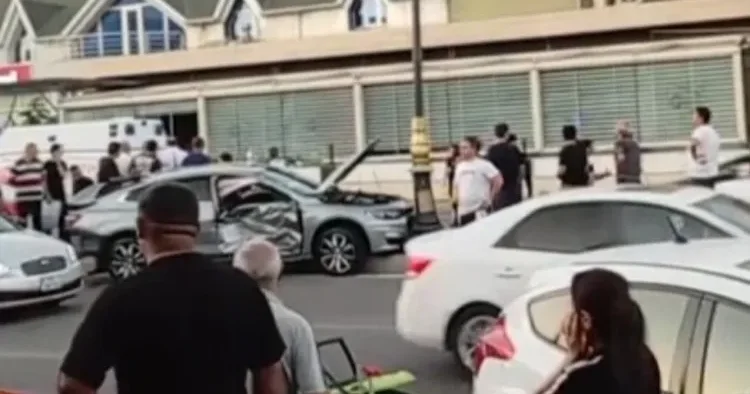 Bakıda 4 avtomobil toqquşdu VİDEO