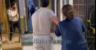 Xadimə ilə rəqs edən şəxs Mübariz Əsgərovun oğlu imiş (Video)