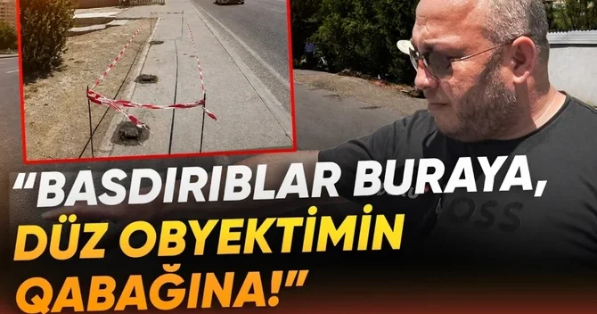 Xətai sakinlərindən etiraz: Səkidə obyekt tikilir?