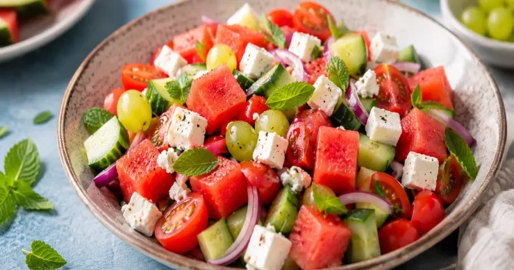 İstidə cəmi 10 dəqiqəyə hazırlaya biləcəyiniz ən ləzzətli salat RESEPTİ