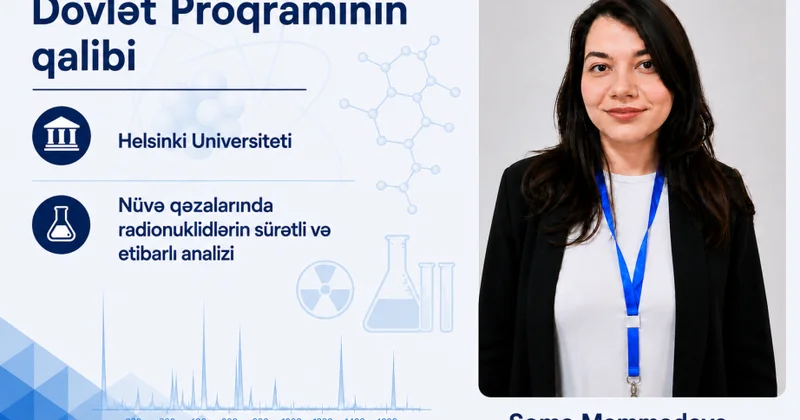 Nüvə təhlükəsizliyi üzrə tədqiqat aparan BMU məzunu Helsinki Universitetinə qəbul olub