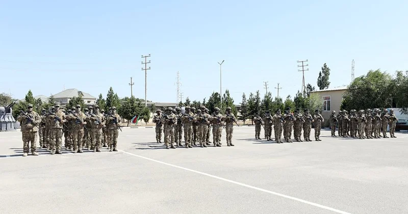 Hərbi Dəniz Qüvvələrində buraxılış mərasimi keçirilib VİDEO