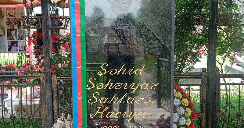 Şəhid Şəhriyar Hacıyevin məzarı ziyarət olundu