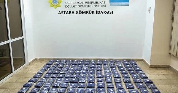 "Hazır qida məhsulları"dan 112 kq narkotik çıxdı Video