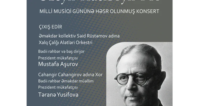 Beynəlxalq Muğam Mərkəzi mövsümü Milli Musiqi Gününə həsr olunmuş konsert proqramı ilə açacaq