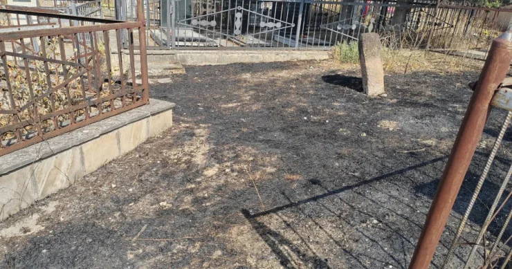 Qəbiristanlıqlarda yanğın törədənlər saxlanıldı
