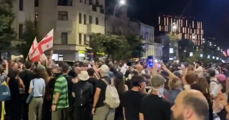 Грузины вышли против Каладзе ВИДЕО