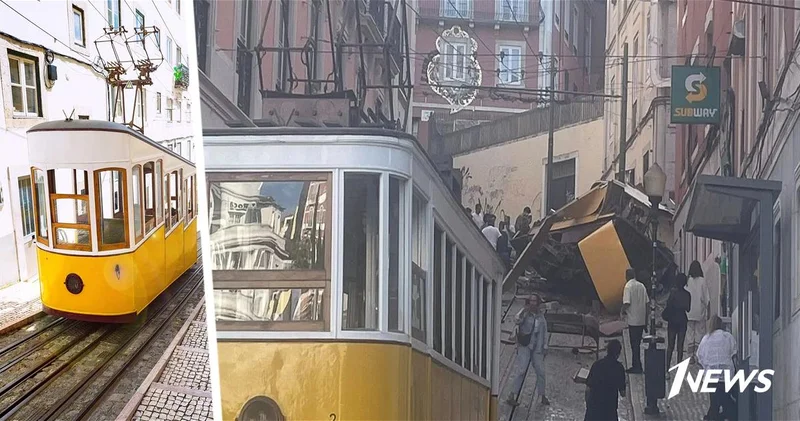 При сходе с рельсов известного фуникулера в Лиссабоне погибли 15 человек