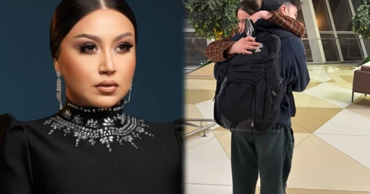 Damla aylardır üzünü görmədiyi oğluna qovuşdu Foto