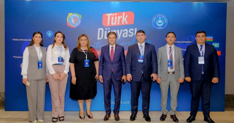Avrasiya Təhsil İşçiləri Beynəlxalq Həmkarlar İttifaqları Birliyinin (UAESEB) XVII Forumu işə başlayıb FOTOLAR