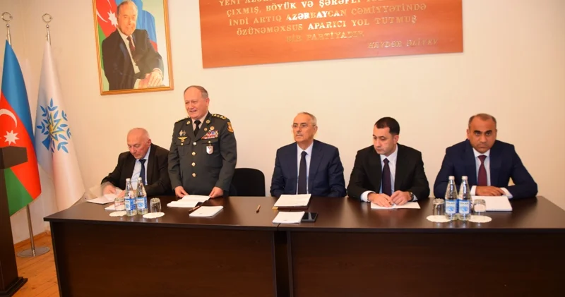 Qusar rayonunda “İlham Əliyev qələbəmizin memarı, sülhün müəllifi” mövzusunda konfrans keçirilib